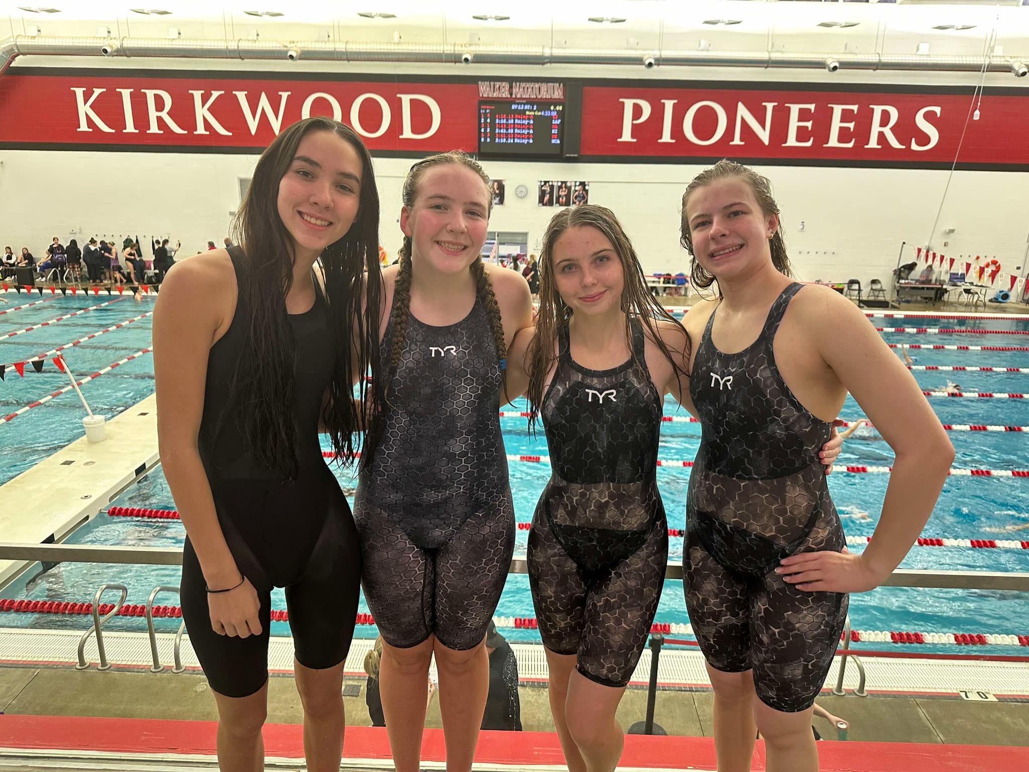 Girls Swim Team Sets Three Records at Kirkwood