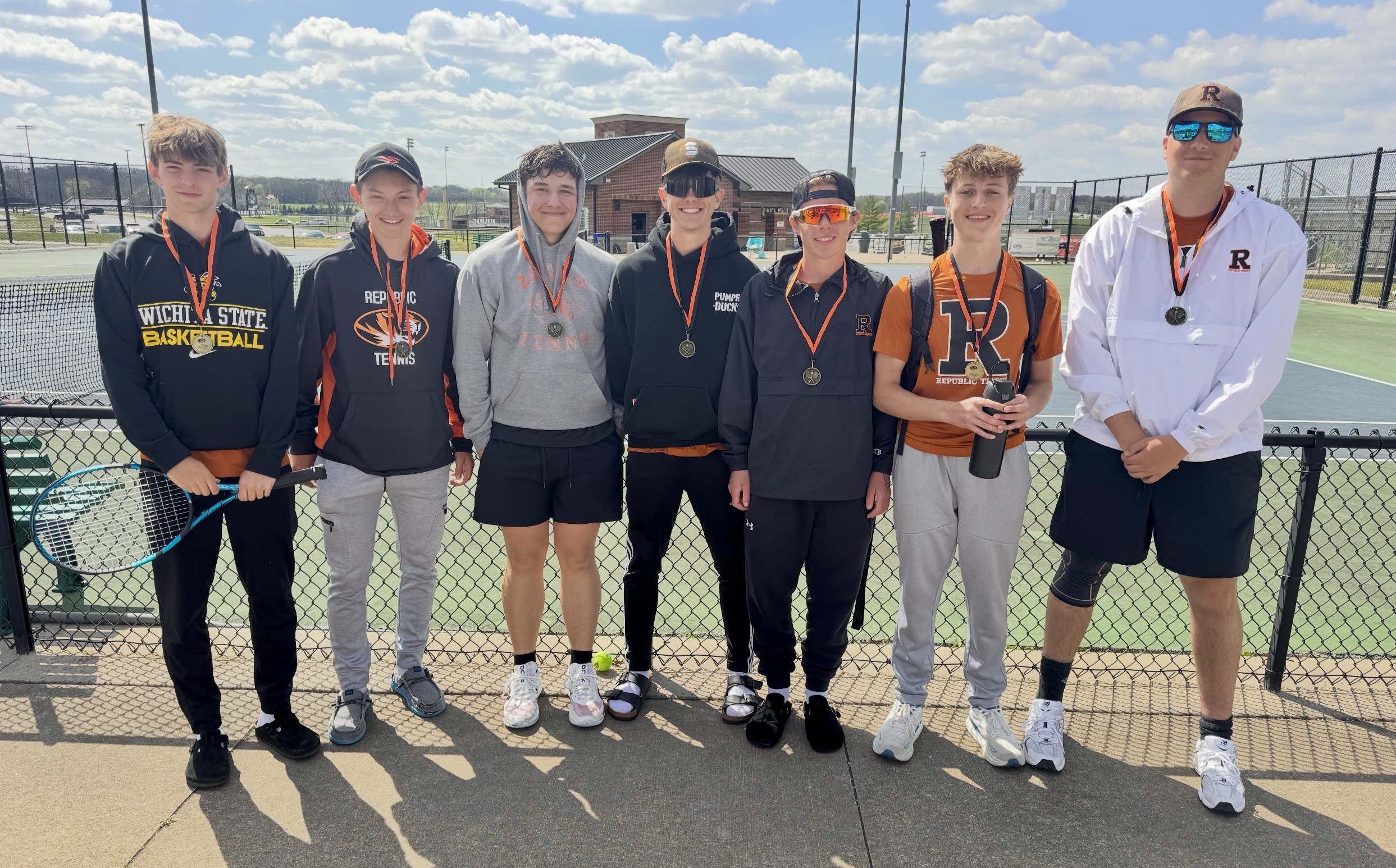 Republic Places Second at Home Tennis Invitational