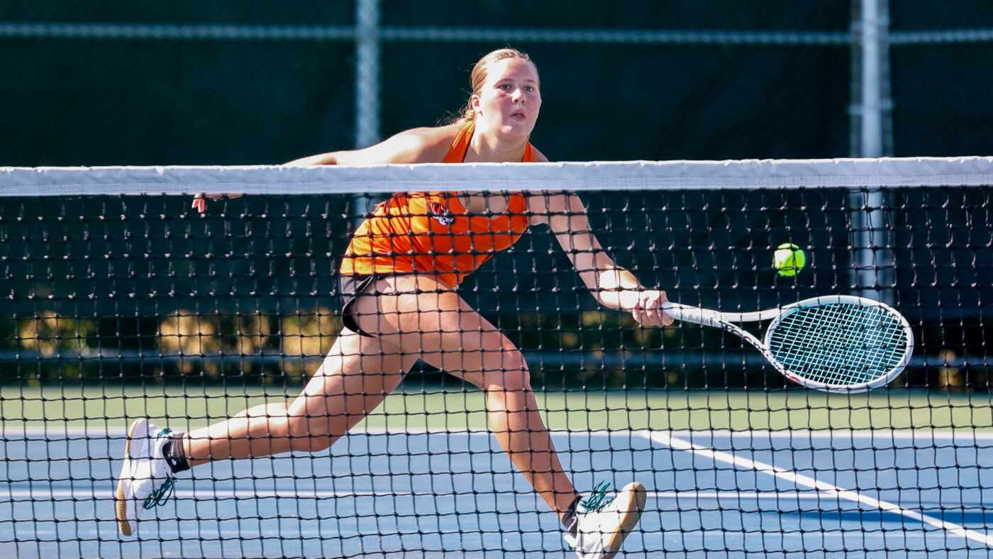 Lady Tiger Tennis Sweeps Willard on the Road
